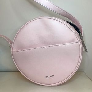 Baby pink cross body bag from Matt & Nat